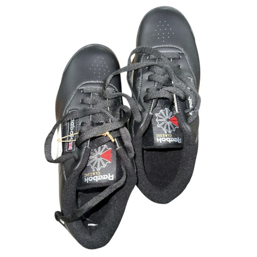 NEW Reebok Princess Sneakers Women Size 7 Training Shoes Black 100000120 Classic